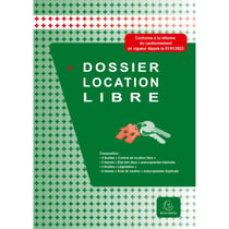 Dossier location libre - 30 x 21,5 cm - Vert