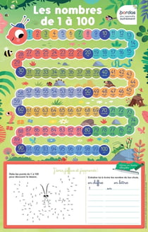 Les posters effaçables : les nombres de 1 à 100