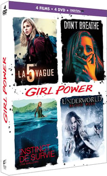 Girl Power - Coffret : La 5ème vague + Don't Breathe + Instinct de survie + Underworld : Blood Wars