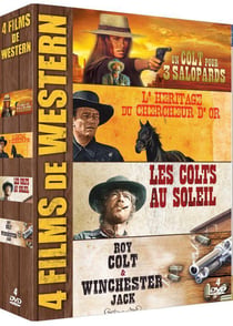4 Films Western : Un Colt pour 3 salopards + L'Héritage du chercheur d'or + Les Colts au soleil + Roy Colt & Winchester Jack