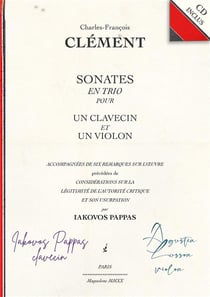 Clément, Charles-François : sonates en trio