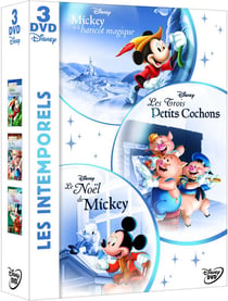 Disney Animation : les intemporels - Coffret - Les 3 petits cochons + Mickey et le haricot magique + Le Noël de Mickey