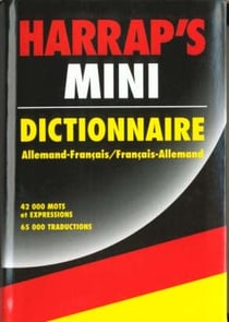 Harrap's mini : dictionnaire allemand-francais , francais-allemand