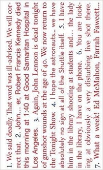 Kenneth goldsmith seven american deaths