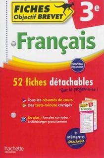 Objectif brevet - français - fiches détachables