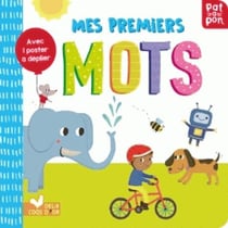 Mes premiers mots - livre avec poster à déplier