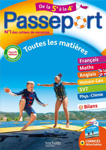 Passeport : toutes les matières - de la 5e à la 4e