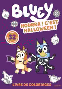 Bluey : Hourra ! C'est Halloween ! Livre de coloriages
