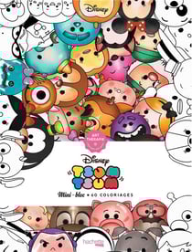 Art-therapie - mini-blocs disney - tsum tsum - 60 coloriages