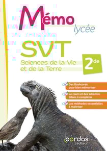 Mémo lycée : science et vie de la terre : 2de : cahier d'exercices (édition 2022)