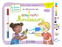 Les livres-ardoises : je découvre les couleurs Montessori - 3/6 ans (édition 2023)