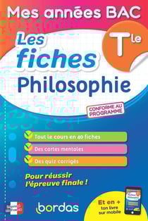 Mes années bac : Philosophie - Terminale - Les fiches (édition 2024)