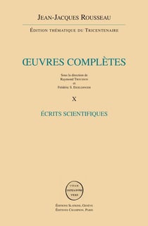 Oeuvres complètes t.10 - écrits scientifiques