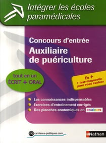 Concours d'entrée - auxiliaire de puériculture - épreuves écrites et orales (édition 2009)