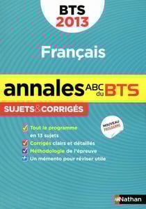 Annales abc bts 2013 francais
