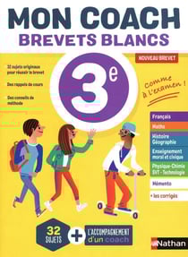 Mon coach : 3e - brevets blancs (édition 2020)