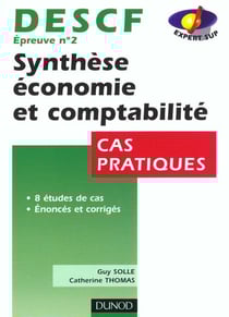 Synthese economie et comptabilite - descf n.2 - cas pratiques