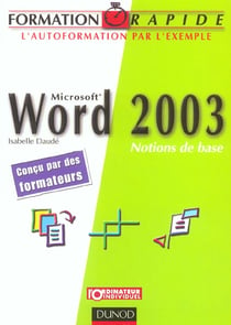 Word 2003 - notions de base