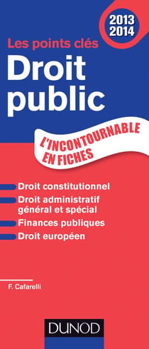 Les points clés - droit public (édition 2013/2014)