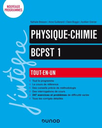 Physique-chimie - BCPST 1re année - tout-en-un