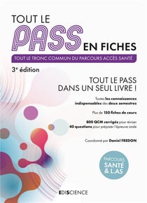 Tout le PASS en fiches : tout le PASS dans un seul livre ! (3e édition)