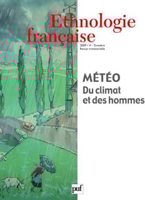 Revue d'ethnologie française n.4 : météo du climat et des hommes (édition 2009)