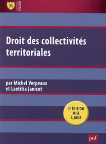 Droit des collectivités territoriales (3e édition)