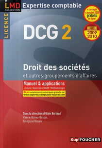 Dcg 2 - licence droit des sociétés et autres groupements des affaires
