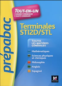 Prépabac - toutes les matières générales - terminales sti2d/stl