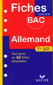 Fiches bac allemand toutes series