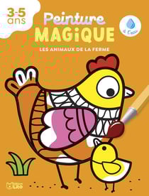 Peint magique à l'eau - Les animaux de la ferme