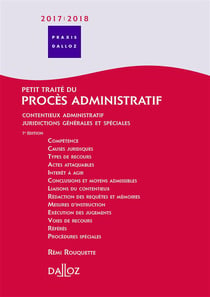 PETIT TRAITE DU PROCES ADMINISTRATIF 2017/2018