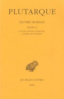 Oeuvres morales Tome 15-2 - traité 72