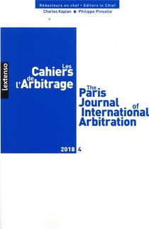 Les cahiers de l'arbitrage n.4 (édition 2018)