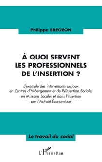 À quoi servent les professionnels de l'insertion ? - l'exemple des intervenants sociaux en centres d'hébergement et de réinsertion sociale, en missions locales et dans l'insertion par l'activité économique