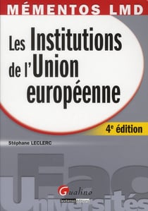 Institutions de l'union européenne (4e édition)