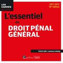 L'essentiel du droit pénal général (18e édition)