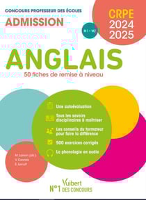 CRPE - anglais - 50 fiches de remise à niveau (édition 2024/2025)