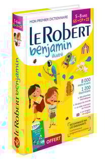 Dictionnaire le robert benjamin - 5/8 ans - gs, cp, ce (édition 2018)