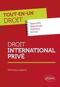 Tout-en-un droit : droit international privé