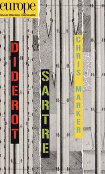 Revue Europe n.1014 : Diderot Sartre Chris Marker