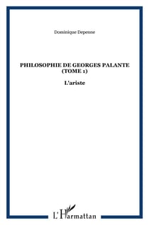 Philosophie de Georges Palante t.1 - l'artiste