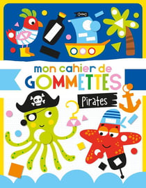 Mon cahier de gommettes : les pirates