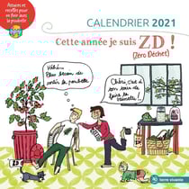 Le calendrier 2021 - cette année, je suis ZD (zéro dechet)