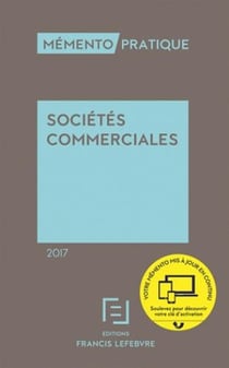 MEMENTO SOCIETES COMMERCIALES 2017
