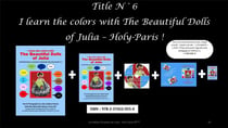 I learn the colors with the beautiful dolls of Julia