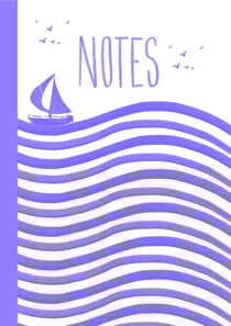 Carnet Marinière Lavande