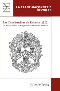 Les constitutions de Roberts (1722) : Un ancien devoir au temps des constitutions d'Anderson