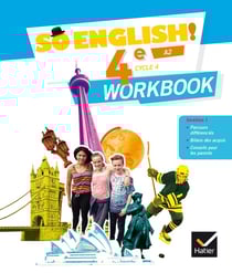 SO ENGLISH! : anglais - 4e - workbook (édition 2017)