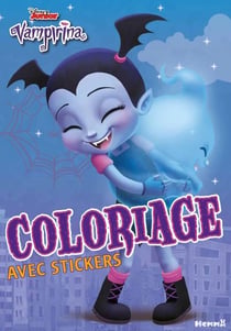 Coloriage avec stickers - vampirina